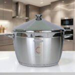 ⁦طقم ستيل هرمى 10 قطع  مقاس 32 يد فضى - بونيرا⁩ - الصورة ⁦4⁩