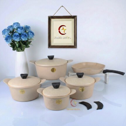 طقم جرانيت موديل كورى 11قطعه تركى-المنار