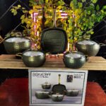 ⁦طقم جرانيت بيد مدهب 9 قطع بونيرا-فلانتينو⁩ - الصورة ⁦6⁩