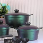 ⁦طقم تيتانيوم 20 قطعة داى كاست تركى-المنار⁩ - الصورة ⁦2⁩