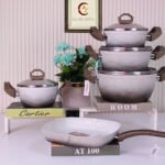 ⁦طقم جرانيت 9 قطع مضلع -مارتيف⁩ - الصورة ⁦8⁩