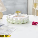 ⁦طبق تسالى بورسلين بابلى دوار -كود 2518⁩ - الصورة ⁦3⁩