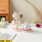 ⁦طقم قهوة بالكنكة على حامل-كود 2526⁩ - الصورة ⁦4⁩