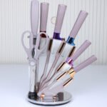 طقم سكينة 8X1 سيلفر الوان-الهلال