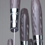 ⁦طقم سكينة 7X1 سلفر سادة- الهلال⁩ - الصورة ⁦3⁩