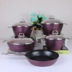 طقم سافلون عدل يد مدهب 9 قطع بسمك 6 مللى- مونتيلا