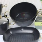 ⁦طقم تيتانيوم 9 قطع بسمك6مللى يد مدهب-بونيرا⁩ - الصورة ⁦3⁩