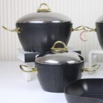 ⁦طقم تيتانيوم 9 قطع بسمك6مللى يد مدهب-بونيرا⁩ - الصورة ⁦2⁩