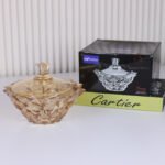 ⁦بومبنيرة زجاج شفاف وجولد بأشكال مختلفة-الهلال⁩ - الصورة ⁦8⁩