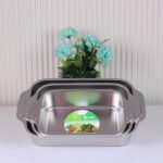 ⁦طقم طاجن ستيل 3 قطع-الهلال⁩ - الصورة ⁦2⁩