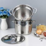 حلة بخار ستيل 3 قطع مقاس 26- لاينز