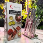 ⁦طقم سكينة 7X1 سلفر سادة- الهلال⁩ - الصورة ⁦6⁩