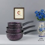 ⁦طقم كسرولة جرانيت 3 قطع تركى-بلولاين⁩ - الصورة ⁦3⁩