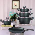 ⁦طقم جرانيت 9 قطع مضلع -مارتيف⁩ - الصورة ⁦3⁩