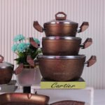 ⁦طقم جرانيت 9 قطع مضلع -مارتيف⁩ - الصورة ⁦6⁩