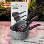 ⁦طقم كسرولة جرانيت 3 قطع تركى-بلولاين⁩ - الصورة ⁦2⁩