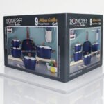 ⁦طقم تيتانيوم بيد خشبى 9قطع 4 مللى-ميلينا-بونيرا⁩ - الصورة ⁦2⁩